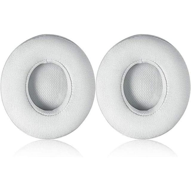 Aiivioll Replacement Ear Pad Ear Cushion Ear Cups Ear Cover Earpads is Compatible with Solo 2.0 3.0 Wireless Headphone by Dr. Dre Professional Replacement Ear Pads Cushions (White)