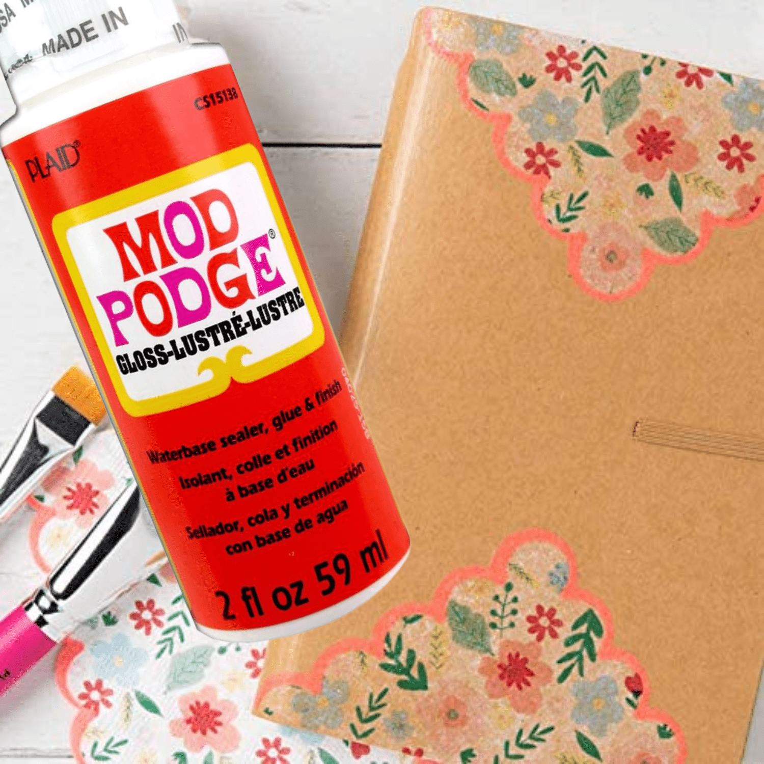 Mod Podge Water-based glue, sealer and finish – Me Time Specialty Craft  Supplies