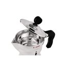 thumbnail image 2 of Alessi AAM33/6"Moka" Stove Top Espresso 6 Cup Coffee Maker in Aluminium Casting Handle And Knob in Thermoplastic Resin, Black, 2 of 4