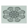 thumbnail image 1 of Oriental Cutting Board, Mandala Design Black and White Inspirations Doodle Lucky Piece Monochrome, Decorative Tempered Glass Cutting and Serving Board, in 3 Sizes, by Ambesonne, 1 of 2