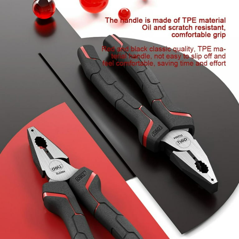 Deli Electrical Cutting Plier Jewelry Wire Cable Cutter Side Snips Flush  Pliers Tool Professional Labor-saving Wire Cutters 
