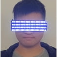 thumbnail image 2 of LINLIN LED Glasses, Light Up Glasses Visor Glasses Wireless El Wire Neon Rave Glasses for Parties, 2 of 6