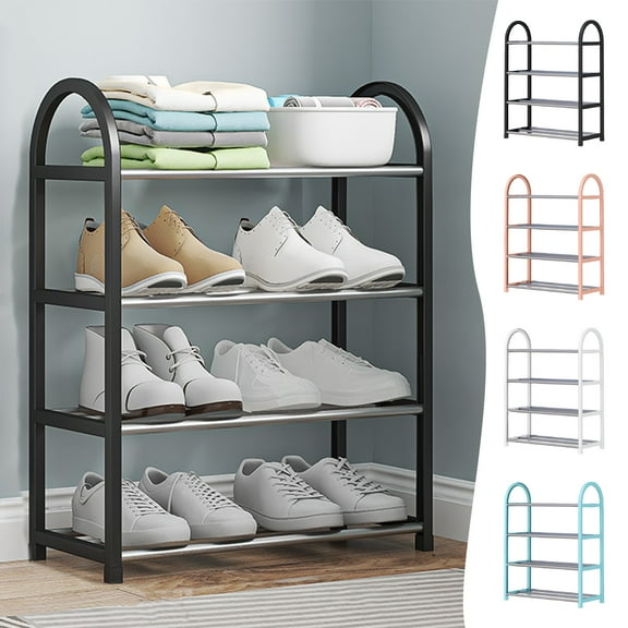 VBODN Shoe Organizer,Shoe Rack,4-Tier Shoe Rack, Shoe Rack Organizer,Foldable Shoe Rack,Shoe Rack Container,Shoe Rack For Door
