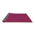 thumbnail image 2 of Ahgly Company Indoor Round Abstract Purple Contemporary Area Rugs, 6' Round, 2 of 4