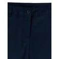 thumbnail image 2 of Wonder Nation Juniors School Uniform Stretch Twill Bermuda Shorts, Sizes 3-15, 2 of 3