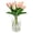 AA, variant on Valentine's Day Artificial Flowers Real PU Flowers and A Small Vasefor Wedding Spring Bouquet Arrangement Home Decorations for Mother's Day, AA