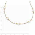 thumbnail image 3 of Collier de Perles/perles d'Or Jaune 14K et d'Eau Douce 18 Pouces, 3 of 3