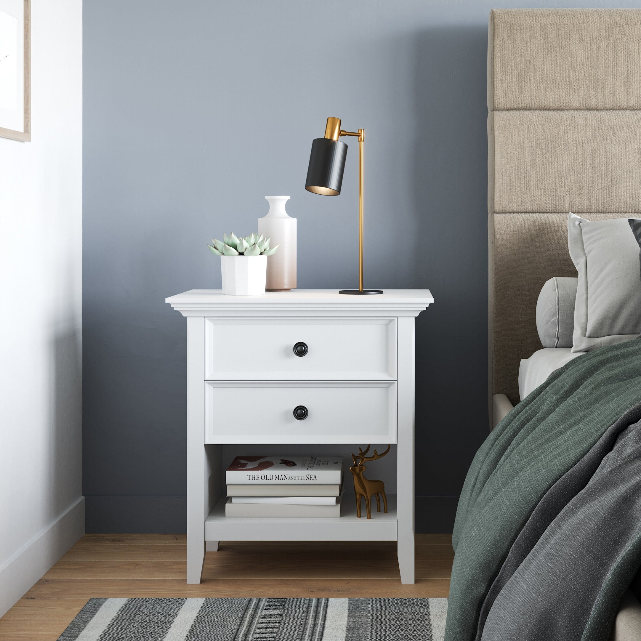 WyndenHall Halifax SOLID WOOD 24 inch Wide Traditional Bedside