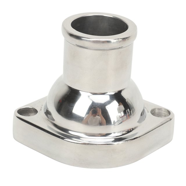 Engine Coolant Thermostat, Water Neck Housing 71 High Precision for LS LS1 LS2 LS7 Black,Polished