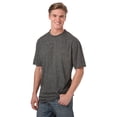 thumbnail image 1 of BlueGeneration Men's Heathered Wicking Tee - Grey Heather 2 Extra Large Solid, 1 of 1