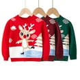 thumbnail image 7 of Uccdo 2-7T Toddler Boys Girls Sweaters Cartoon Ugly Christmas Sweater Knitted Jumpers Pullover Top, 7 of 7