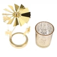 thumbnail image 4 of AMERTEER Auto Rotating Tea Light Votive Candle Holder Home Decoration -Star, 4 of 8