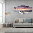 thumbnail image 3 of Toystoory 5 uds pinturas playa paisaje marino puesta de sol árbol pintura decorativa Artesanía TYPE1 Toystoory HA004646-01, 3 of 6