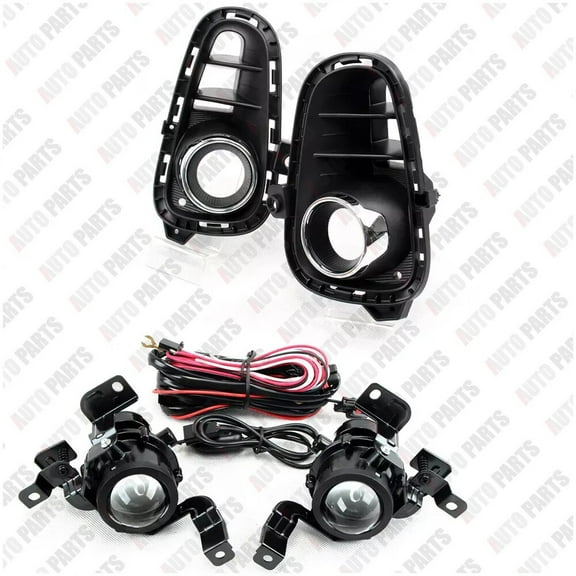 compatible with for Kia Rio 2018-19 Halogen Bumper Light Front Fog Lights Assembly