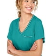 thumbnail image 2 of Kindly Yours Women’s Tailored V-Neck Scrub Top, Sizes XS-XXL, 2 of 9