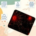thumbnail image 3 of Spider Web Printed Square Mouse Pad, 8.3x9.8 Inch, Non-Slip Rubber Bottom Mouse Mat for Office and Gaming, 3 of 6