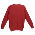 thumbnail image 2 of 04651 Pull Col Rond à Rayures Rouges et Blanches sur Poche pour Hommes - L, 2 of 2