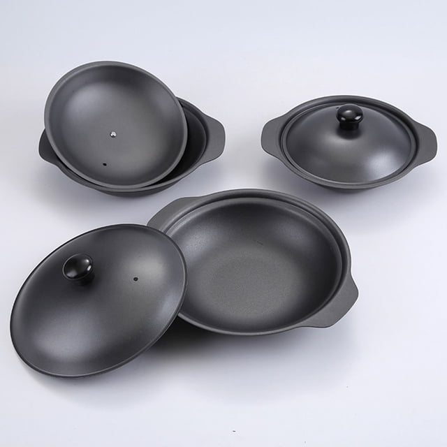 SHINYPASING Reliable Iron Casserole Cooking Pot Soup Pot For Stews Casseroles For Home And Restaurant Use