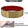 thumbnail image 2 of Stainless Steel Door Kick Plate, MODANU 4" x 78.7" Door Push Plate, Self Adhesive Kickplate for Bottom of Door, Kitchen Island, Cupboard, Cabinet (Gold), 2 of 7