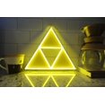 thumbnail image 2 of Letrero LED de neón Triforce Saiwalk, regulable por USB, decoración para juegos, 2 of 7