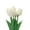 White, variant on PULLIMORE 10 Pcs Tulips Artificial Flowers Real Touch Faux Tulip for Easter Spring Wreath Wedding Bouquet Table Decor (Yellow)