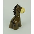 thumbnail image 3 of Brown Happy Horse Childrens Coin Bank, 3 of 5