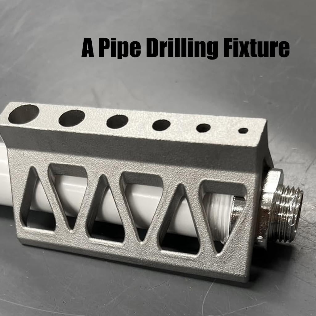 Pipe Drilling Guide Tool Metal Pipe Drilling Jig Fixture Tube Drill Guide
