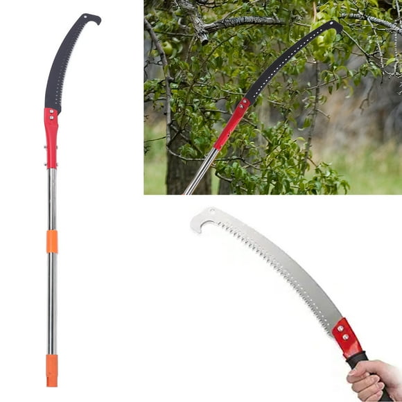 Tree Pole Pruner, Efficient 85.83in Stainless Steel Iron Tree Trimmer High Hardness for Shearing