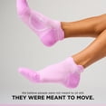 thumbnail image 6 of Feetures Plantar Fasciitis Relief Sock Light Cushion No Show Tab - Targeted Compression Sock for Women & Men - Rose Quartz , Small (1 Pair), 6 of 7