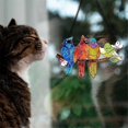 thumbnail image 3 of Stained Glass Window Hanging - Birds on a Branch Stain Glass Suncatcher, Double Side Glass Panel Window Hangings Decor, 3 of 5