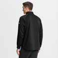 thumbnail image 2 of Men's Fanatics Black Utah Mammoth Authentic Pro Rink Raglan Quarter-Zip Pullover, 2 of 5