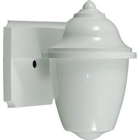 

Dabmar Lighting W2714-W 7.50 x 8 x 6.50 in. 120 V 13 watts Polycarbonate Surface Mounted Wall Fixture Light with S13-GU-24 Flourescent Lamp White
