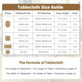 thumbnail image 6 of Faux Linen Oval Tablecloth Natural Burlap Wrinkle Resistant Table Cloth Farmhouse Rustic Table Cover Washable Fabric for Party Dining Kitchen 60x102 Inch Flaxen, 6 of 6