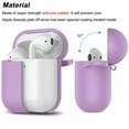 thumbnail image 3 of YouLoveIt AirPods Case Cover, Airpods Silicone Case Soft Silicone Protective Cover with Keychain for Women Men Compatible with Apple AirPods 3rd 2nd 1st Generation Case, 3 of 7