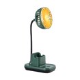 thumbnail image 1 of Toystoory Ventilador de escritorio portátil recargable con soporte para teléfono, dispositivo de refrigeración giratorio para sala de estar y Accesorios para electrodomésticos Verde Toystoory HA060747-01, 1 of 6