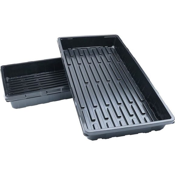 5 pieces of 54 x 28 cm tray, seedling garden tray, sprouting seedling plastic growth tray, greenhouse hydroponic seed tray, seedling plant sprouting