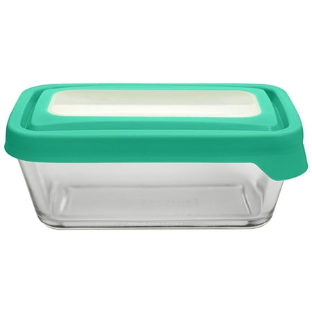 UPC 076440919813 product image for Anchor Hocking TrueSeal Rectangle Food Storage Container 4 3/4-Cup, Mint Lid | upcitemdb.com