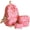 Rose Red, variant on 3-Pack Bow Backpacks: Lightweight, Large-Capacity School Bags with Cute Bow Design