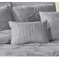 thumbnail image 3 of Unique Home 8 Piece LUCILLA Patchwork Clearance Comforter Set- Queen Size Gray Color, 3 of 5