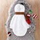 thumbnail image 4 of Disfraz de muñeco de nieve navideño para bebés y niños, mono de muñeco de nieve con capucha y bufanda, ropa navideña de felpa polar para bebés, ropa de invierno para niñas de 3 a 6 meses, 4 of 7