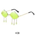 thumbnail image 1 of personalized raindrop frameless sunglasses  cloud sunglasses party funny ocean sunglasses, 1 of 7