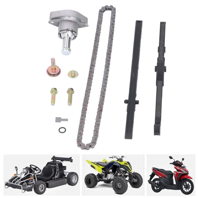 Kit de tensor de cadena de distribución kit de cadena de distribución de motor profesional de alta resistencia y alta precisión para la mayoría de los scooters chinos con ANGGREK Otros