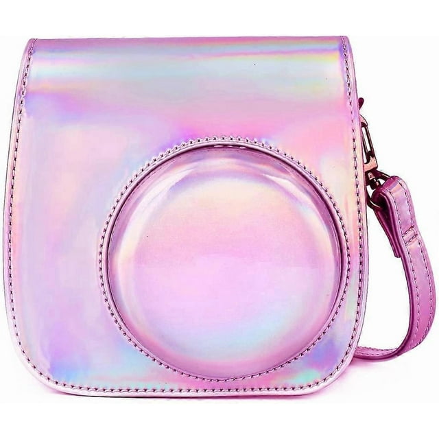 Case for Fujifilm Instax Mini 11, protective case made of soft synthetic leather with shoulder strap