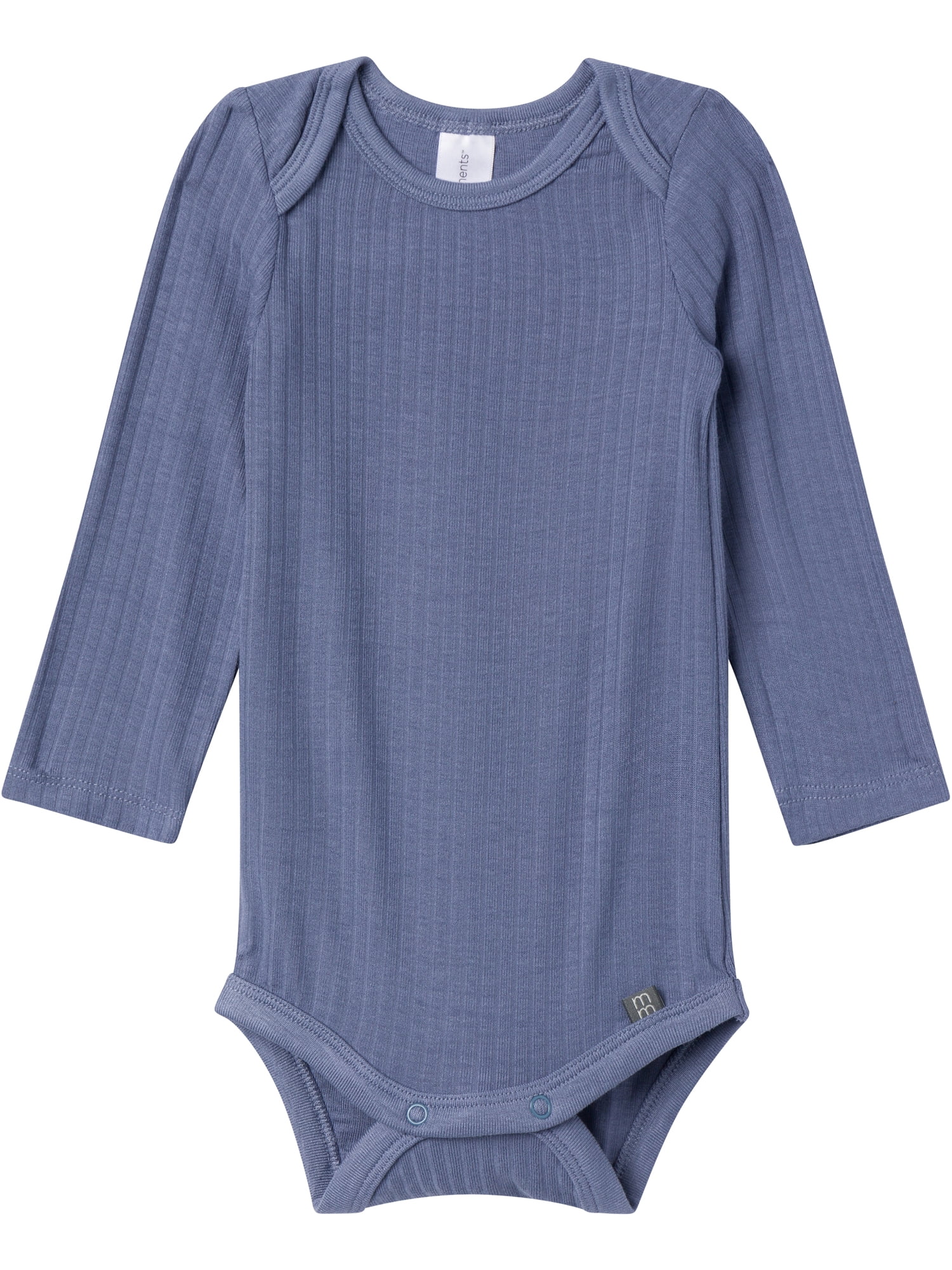 Modern Moments by Gerber Gender Neutral Super Soft Viscose Long Sleeve Bodysuits, 2-Pack, Sizes Newborn - 12 Months