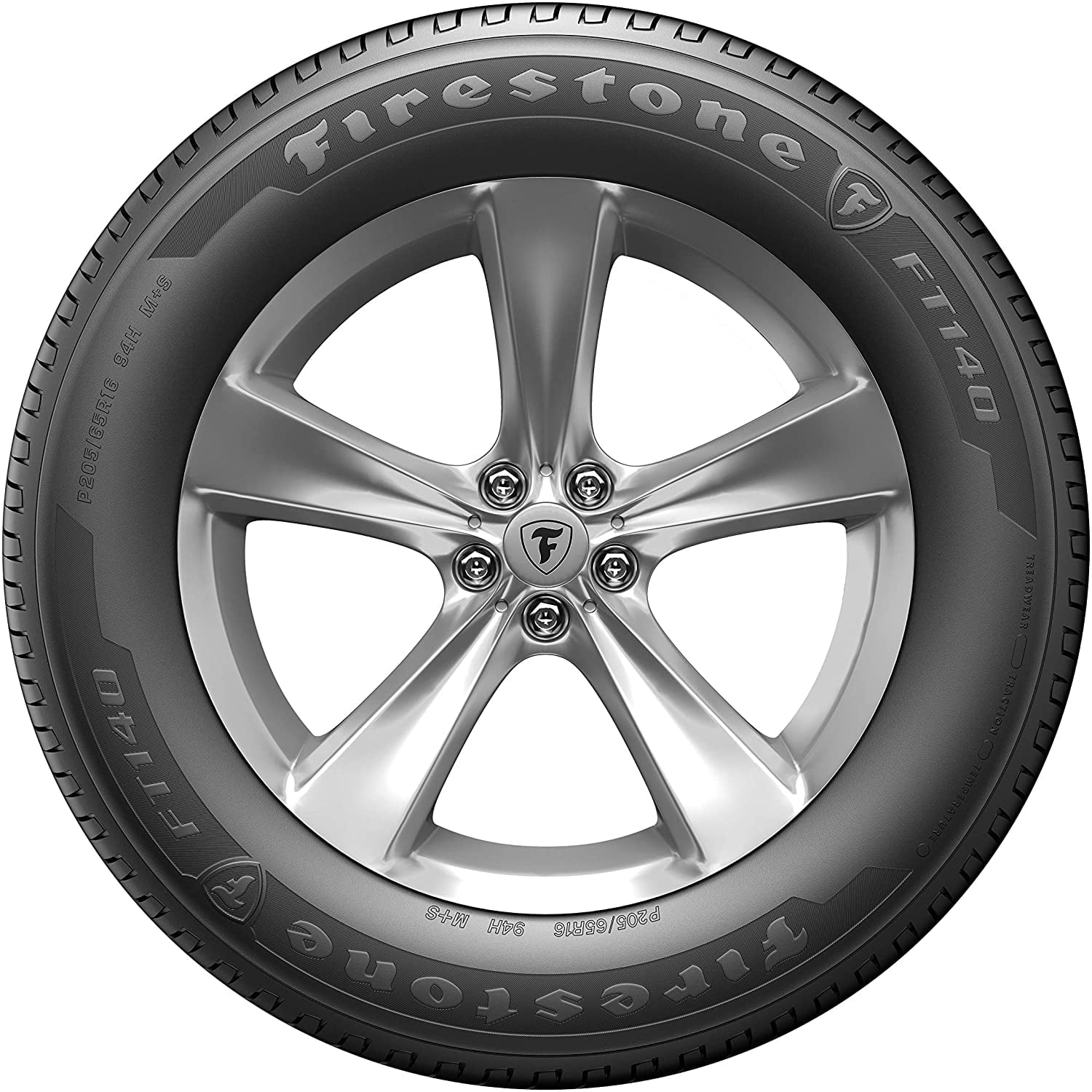 Firestone FT140 Tire 205/55 R16 91H BSW