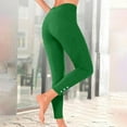 thumbnail image 2 of snilers Womens Leggings Tummy Control High Waist Yoga Pants Elastic Workout Leggings Buttery Solid Color Stretch Leggings, 2 of 6