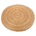 thumbnail image 1 of Beige Straw Woven Floor Cushion for Decor Japanese Style Round Mat Comfortable Seating 30 Inch, 1 of 8