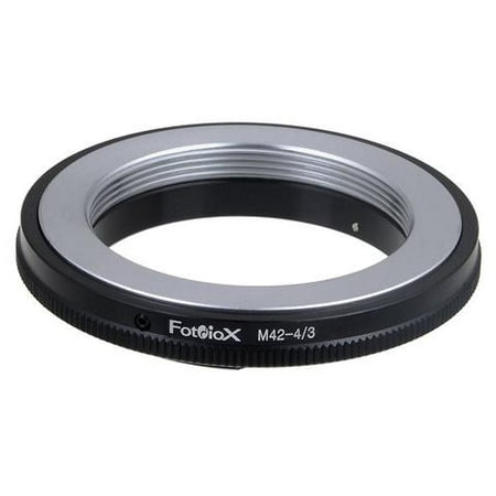 Fotodiox Lens Mount Adapter - M42 Screw Mount SLR Lens to Olympus 4/3 (OM4/3 or 4/3) Mount Mirrorless Camera Adapter to Olympus 4/3 (OM4/3 or 4/3) Mount Mirrorless Camera (Best M42 To M43 Adapter)