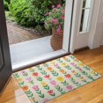 thumbnail image 2 of Pioneer Flower Floral Print Pattern Door Rugs,Washable Non Slip Door Mats Indoor,Decorative Door Mats,Entry Mat Indoor for Entrance,Bedroom,Kitchen,Bathroom,17"x30", 2 of 6