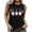 Black, variant on Qetyuw Independence Day Tank Tops for Women Plus Size Patriotic USA Flag Pattern Tshirts Elegant Sleeveless T-shirts Cami Trendy Crewneck Tanks Womens Tank Tops under $10